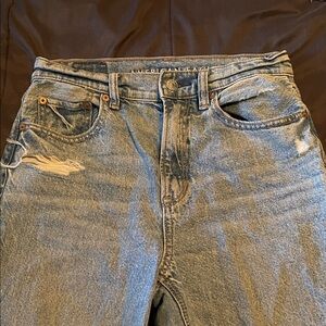 American Eagle Outfitters Women’s Distressed Light Blue Jeans
